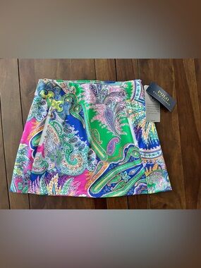 Ralph Lauren Paisley Skort - NWT